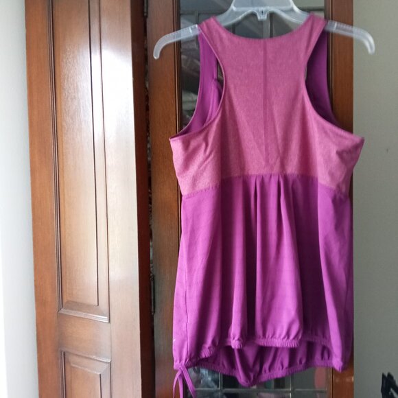Old Navy active tank racer back top elastic bottom sz L /B14 - Picture 2 of 6